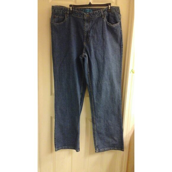 CO Jeans, Women's Plus size 26 jeans, Dark Wash, Stretch, Straight NWT - Picture 1 of 3